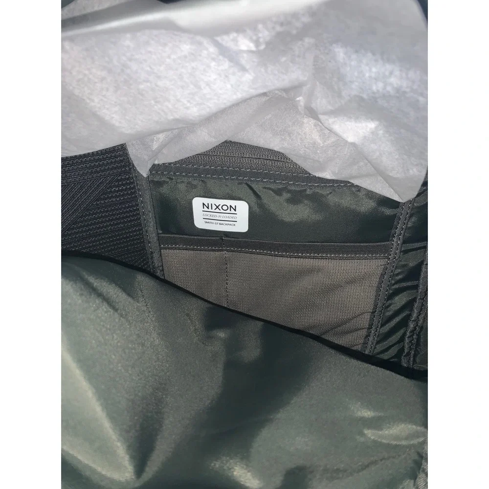Nixon Smith Backpack Graphite C2904 132-00 Tactical Skate Laptop Bag New